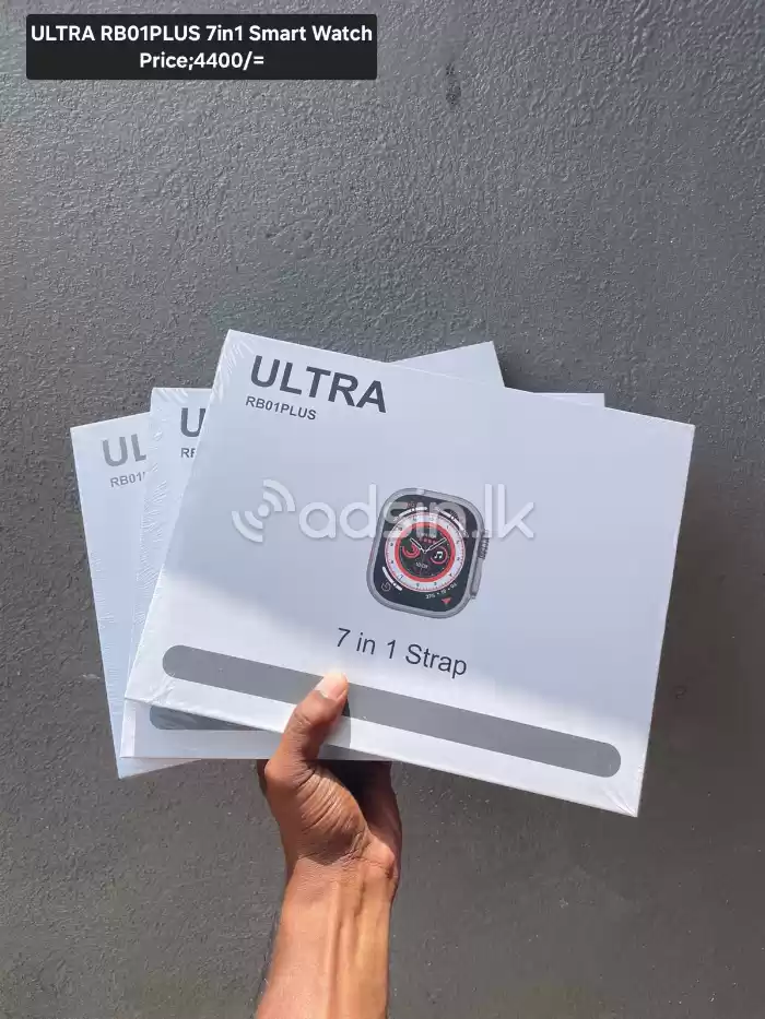 RB01 Plus 7 in 1 Strap  Smart Watch