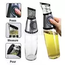 Pressing Measure Oil or Vinegar Dispenser Bottle