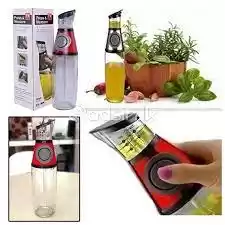 Pressing Measure Oil or Vinegar Dispenser Bottle