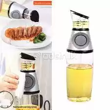 Pressing Measure Oil or Vinegar Dispenser Bottle