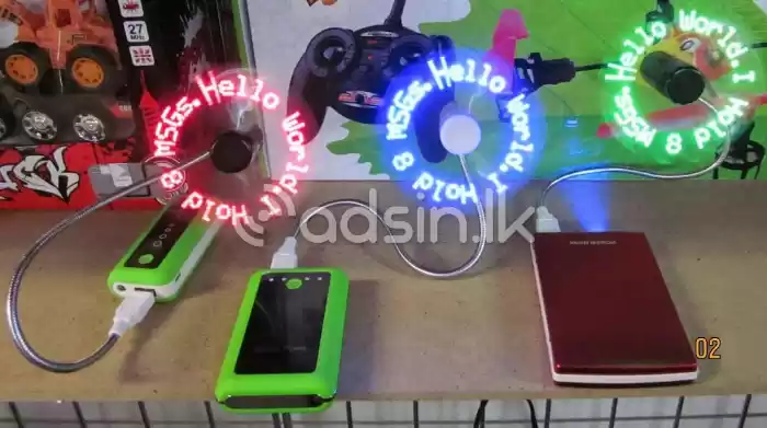 Mini Led Usb fan Programmable ( Rs. 1150/=)
