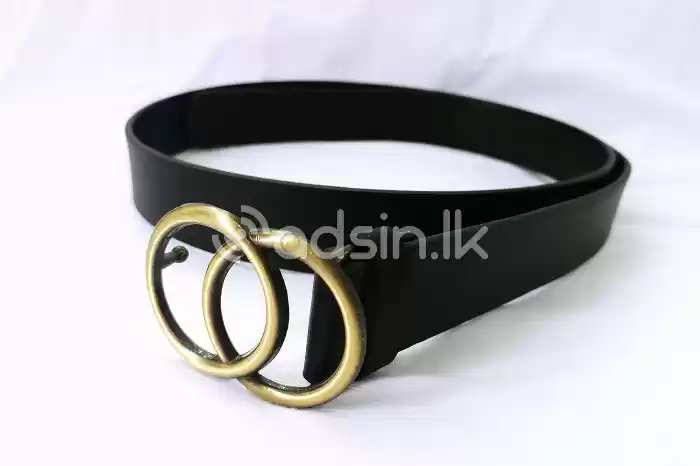 *leather Alloy Pin Buckle Belt*