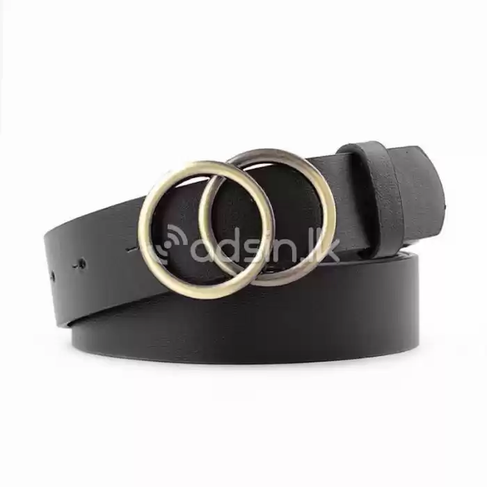 *leather Alloy Pin Buckle Belt*