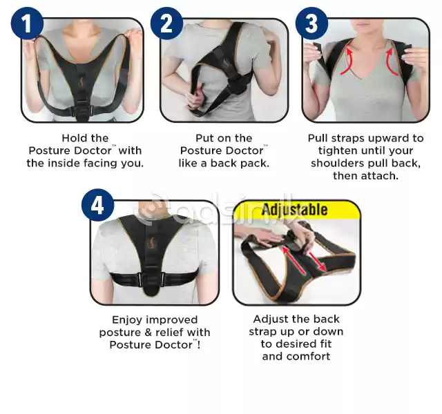 Posture Doctor - Belt Adjustable Corrector Back Brace