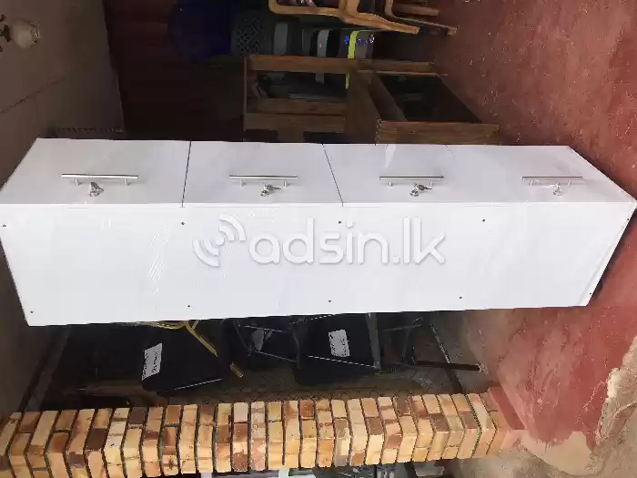 Modern Melamine/MDF 6ft 4Pcs Lockable Box Cupboard