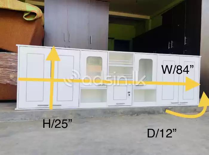 Modern Melamine 7ft Design Pantry Cupboard Set