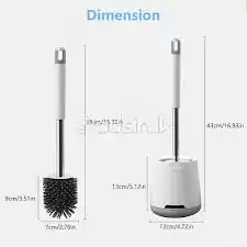 Wall-Mounted - TPR Silicone Head Toilet Brush