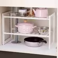 Adjustable - Kitchen Rack Pool Space Arrangement Frame