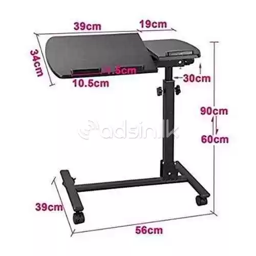 Full Black Folding Lap-top Table for your confortable use