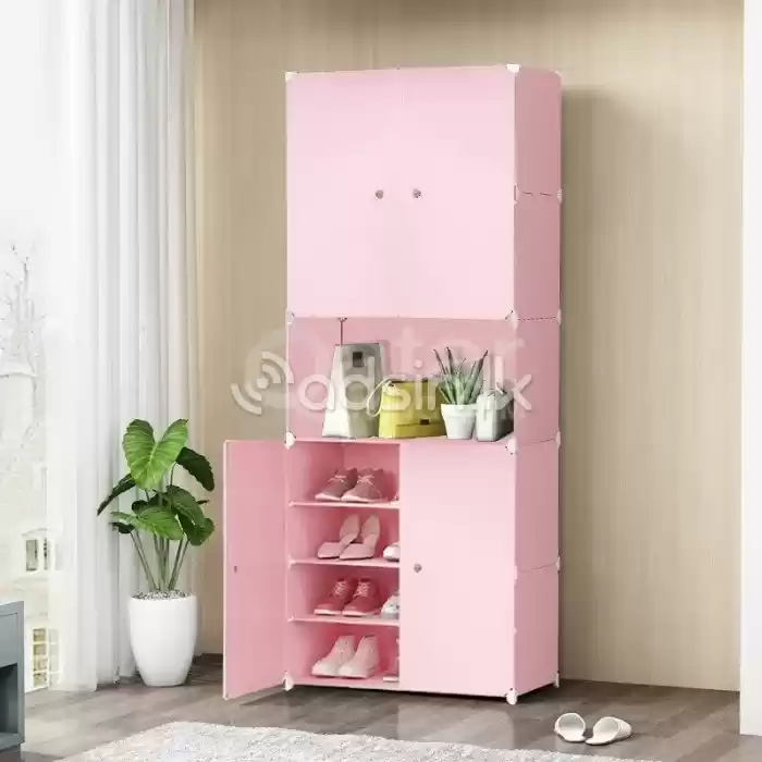 DIY 4 door 8-shoe rack with cubbe 2120