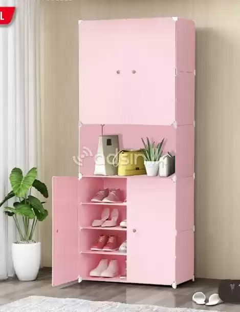 DIY 4 door 8-shoe rack with cubbe 2120