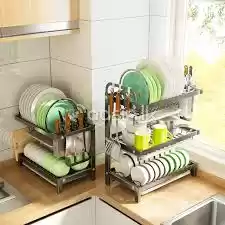 2 Layer Kitchen Dish Rack