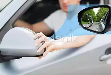 Car 2Pcs Blind Spot Dead Zone Rear View Side Mirror Black Color