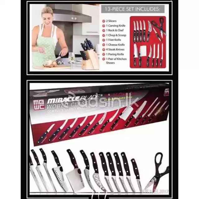 Mibacle Blade 13 Pcs World class Knife Set