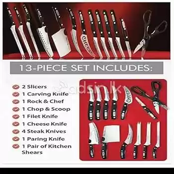 Mibacle Blade 13 Pcs World class Knife Set