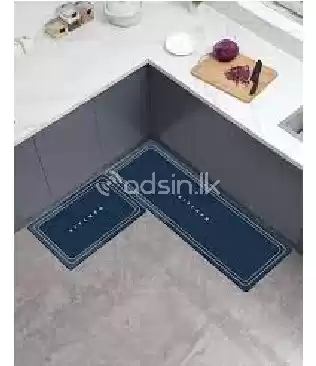 Kitchen 2Pcs Mat Floor - Water Absorption