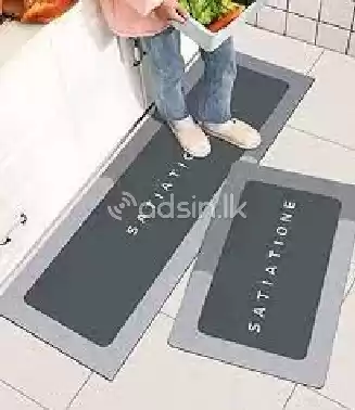 Kitchen 2Pcs Mat Floor - Water Absorption