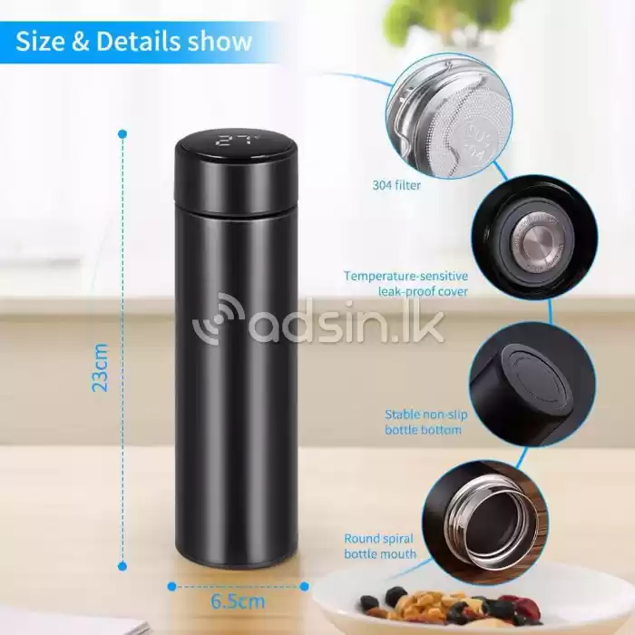 Smart Cup Vacuum Flask - LED Digital Temperature Display