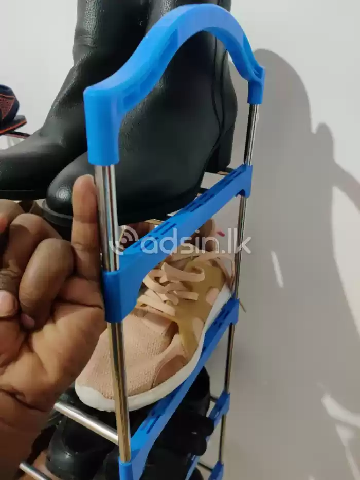 7 Layer Shoe-Rack (Steel)- easy to fix - stainless-steel rack