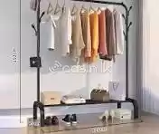 Simple Clothes Floor - Rack Household Indoor Folding- Single Layer