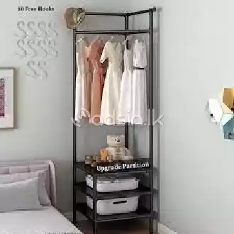 Multi Function - Corner Coat Rack with 3 Layers