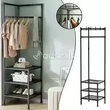 Multi Function - Corner Coat Rack with 3 Layers