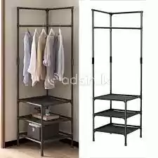Multi Function - Corner Coat Rack with 3 Layers