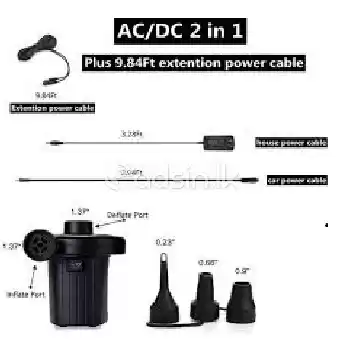 Air Pump Two Way XG-668A -Inflator 3 Nozzles